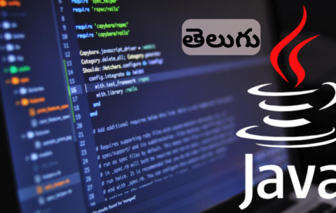 Java Programming Series – Telugu